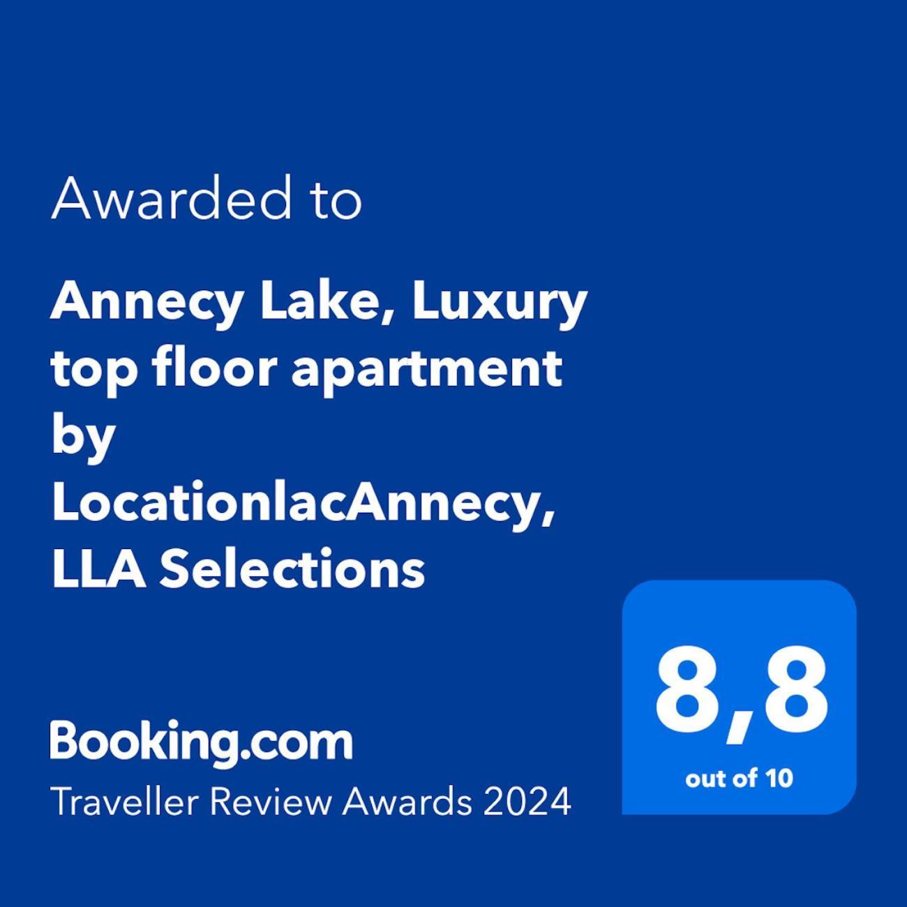 Annecy Lake, Luxury Top Floor Apartment - Lla Selections By Location Lac Άννεσι Εξωτερικό φωτογραφία
